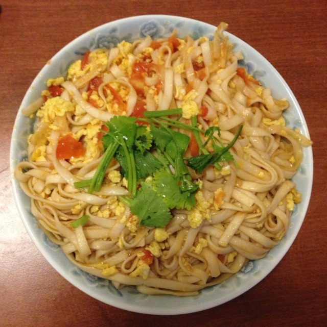 西红柿蛋炒面