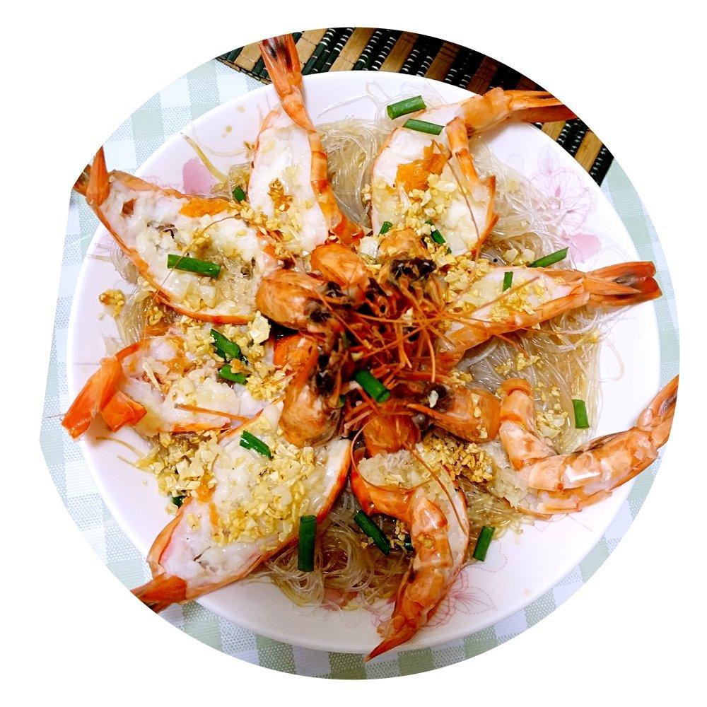 蒜蓉粉丝蒸虾