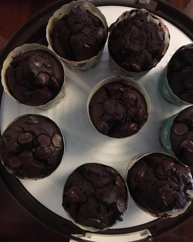 超简单的星巴克巧克力麦芬~~更新啦~无需打发