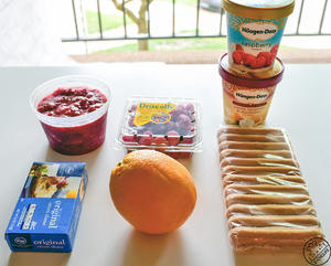 免烤·水果冰淇淋芝士蛋糕，献给初夏的做法 步骤1