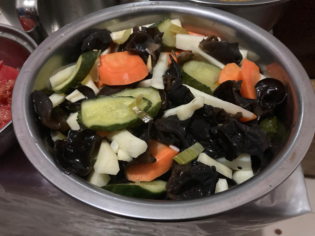 素菜冠军！营养美味的山药炒木耳