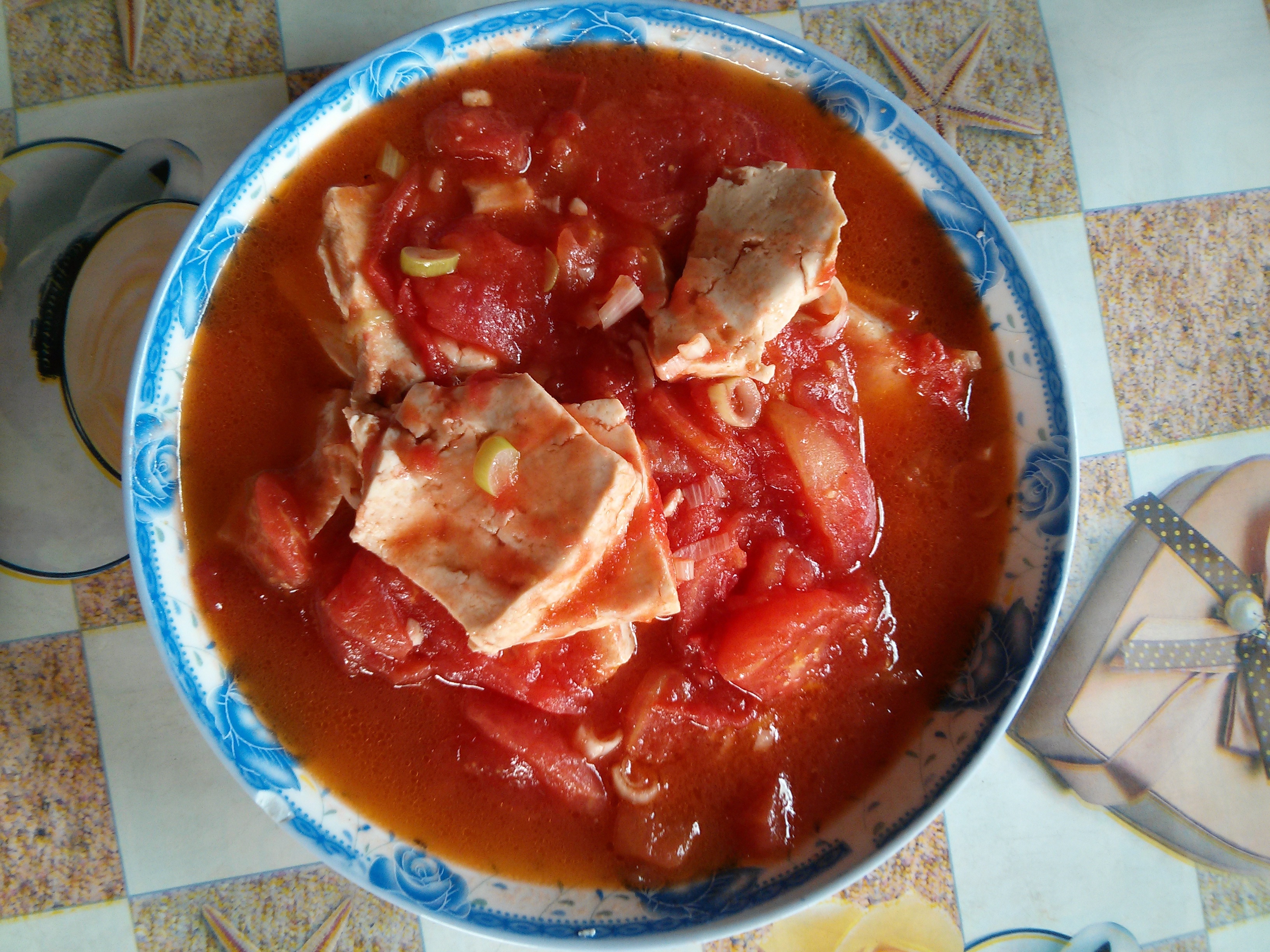 番茄豆腐