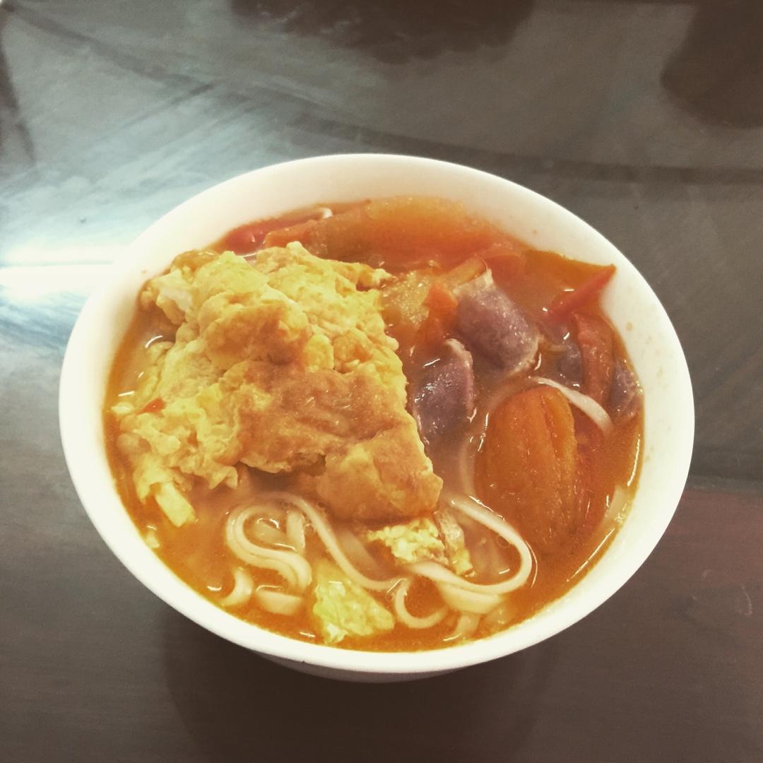 超级入味好吃的番茄鸡蛋面