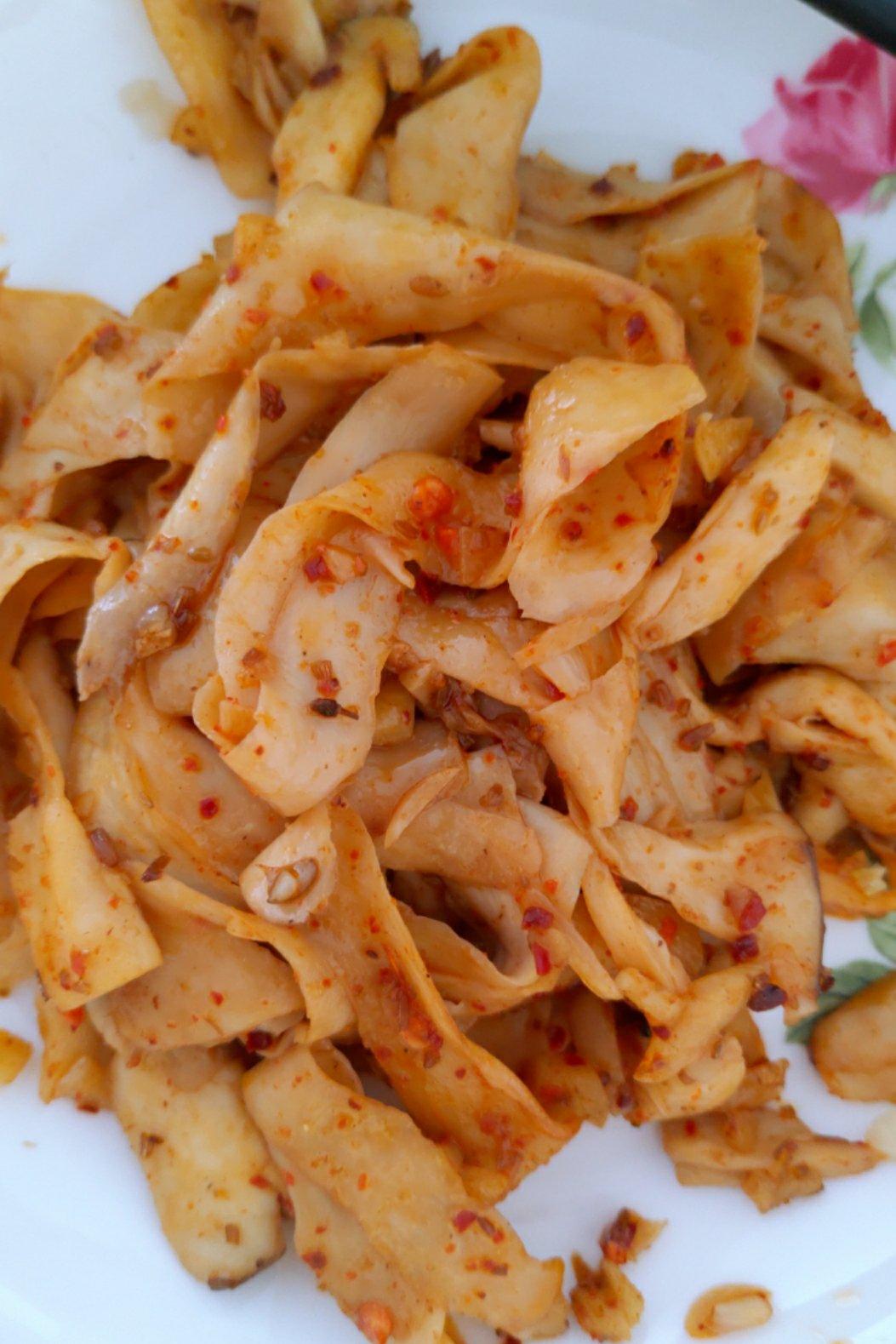 干煸手撕杏鲍菇