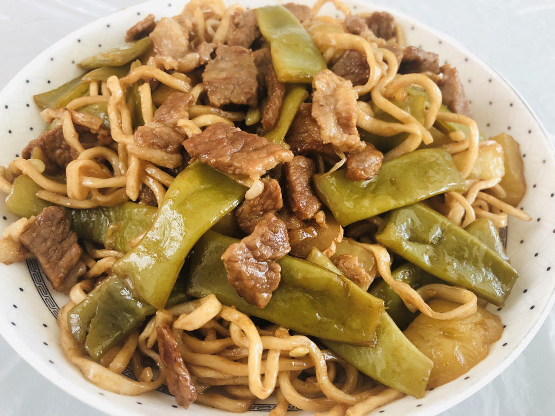 豆角焖面
