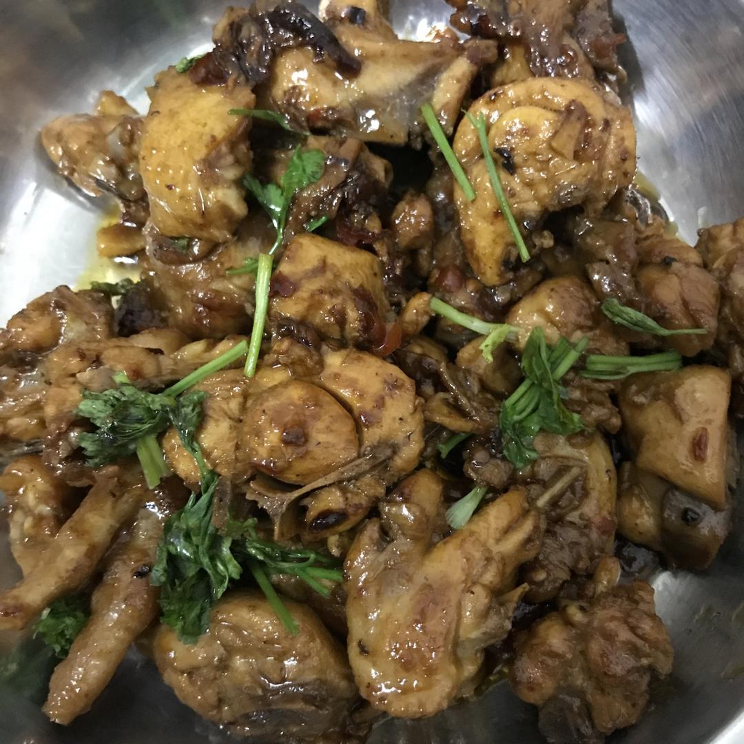 家常焖鸡肉