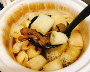广东老火汤：姬松茸、干竹荪煲老火鸡汤的做法 步骤4