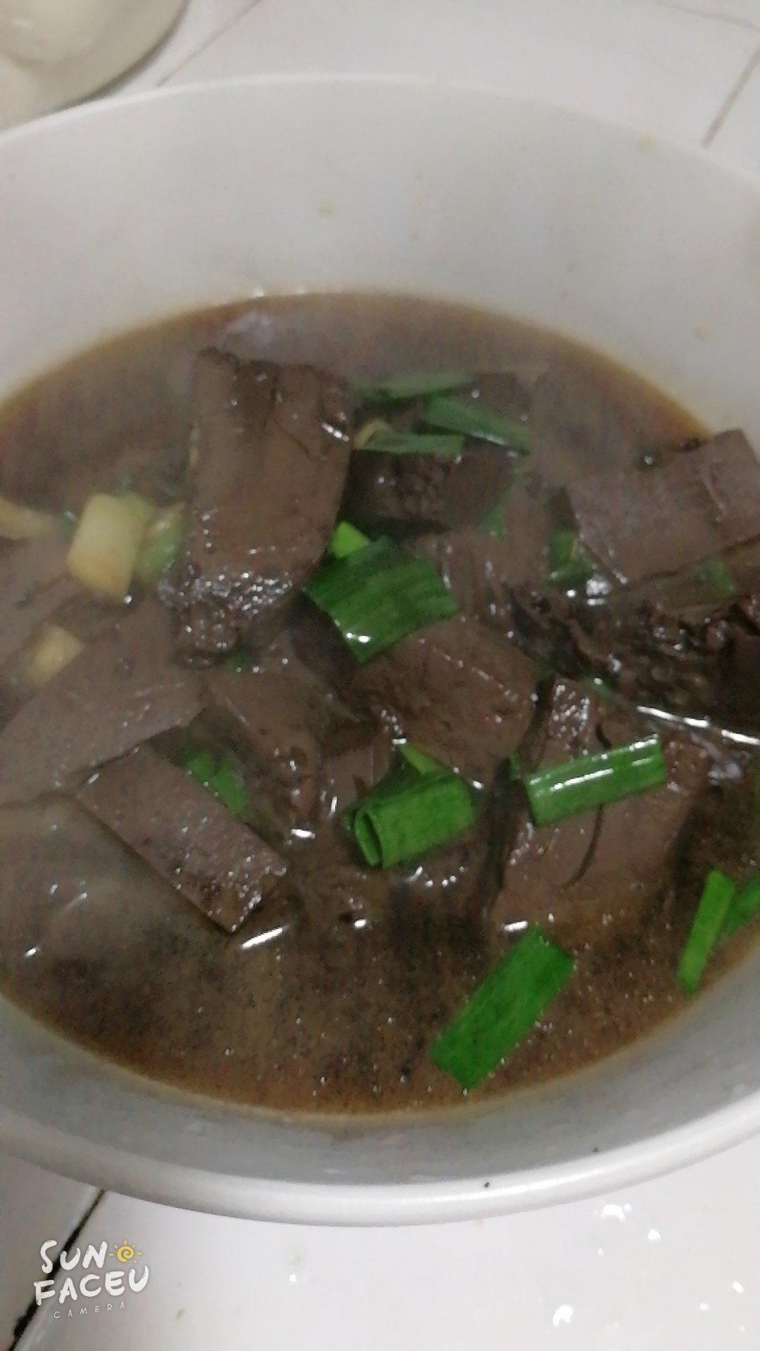 鸡血豆腐汤