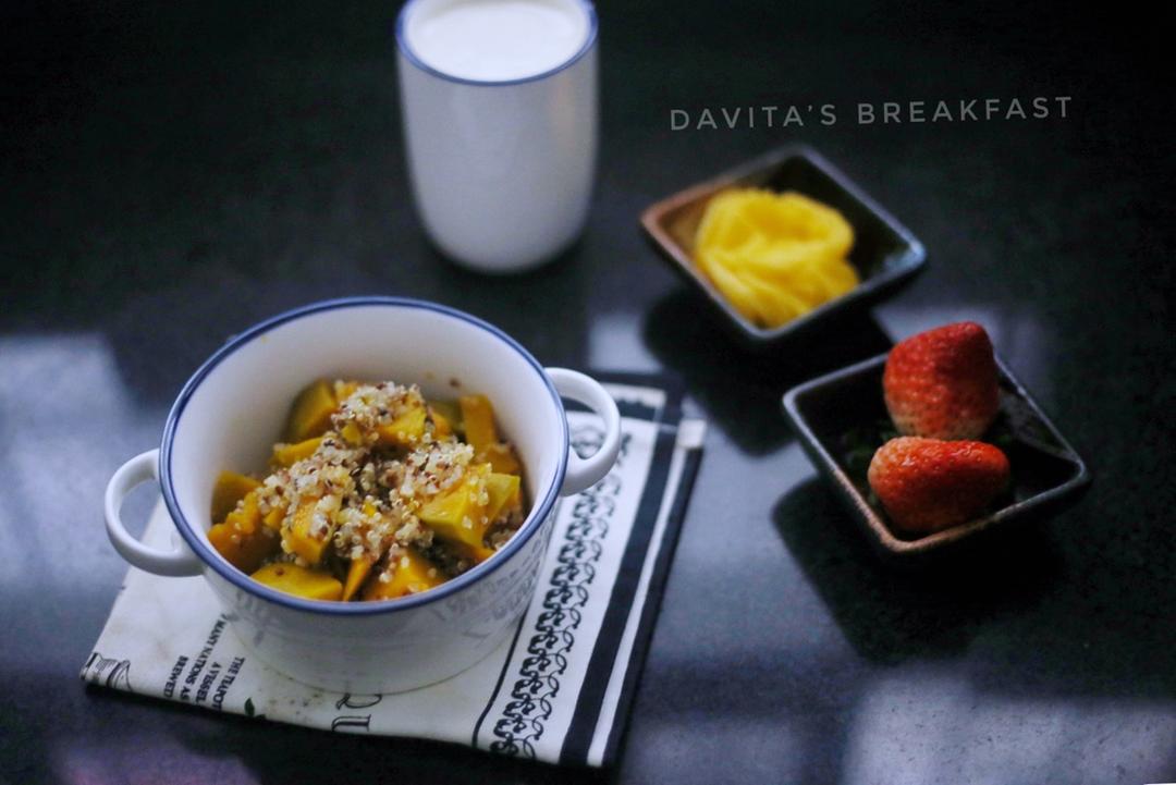 贝贝南瓜藜麦粥