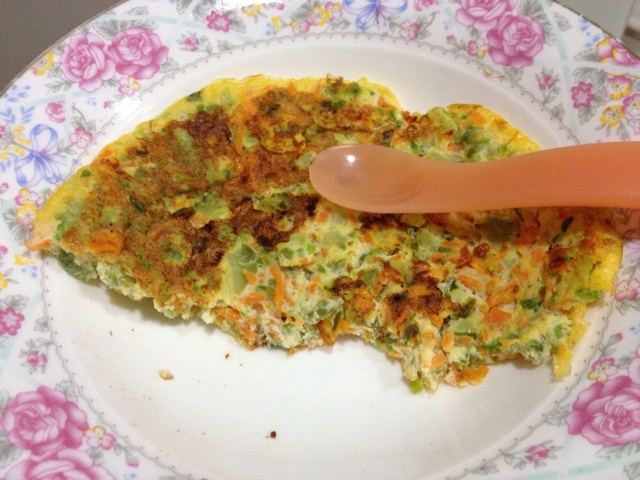 苦瓜胡萝卜煎蛋