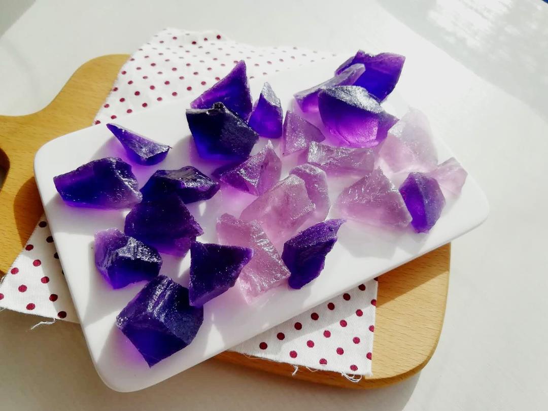 超简单晶莹剔透宝石琥珀糖