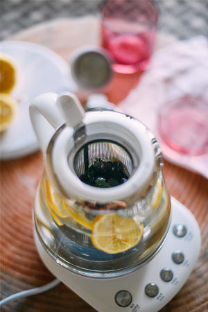 紫苏柠檬开胃茶--北鼎ONE用壶的做法 步骤7
