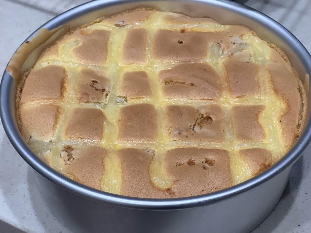 8寸戚风蛋糕（完美不开裂）