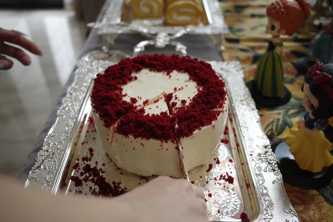 传统红丝绒蛋糕