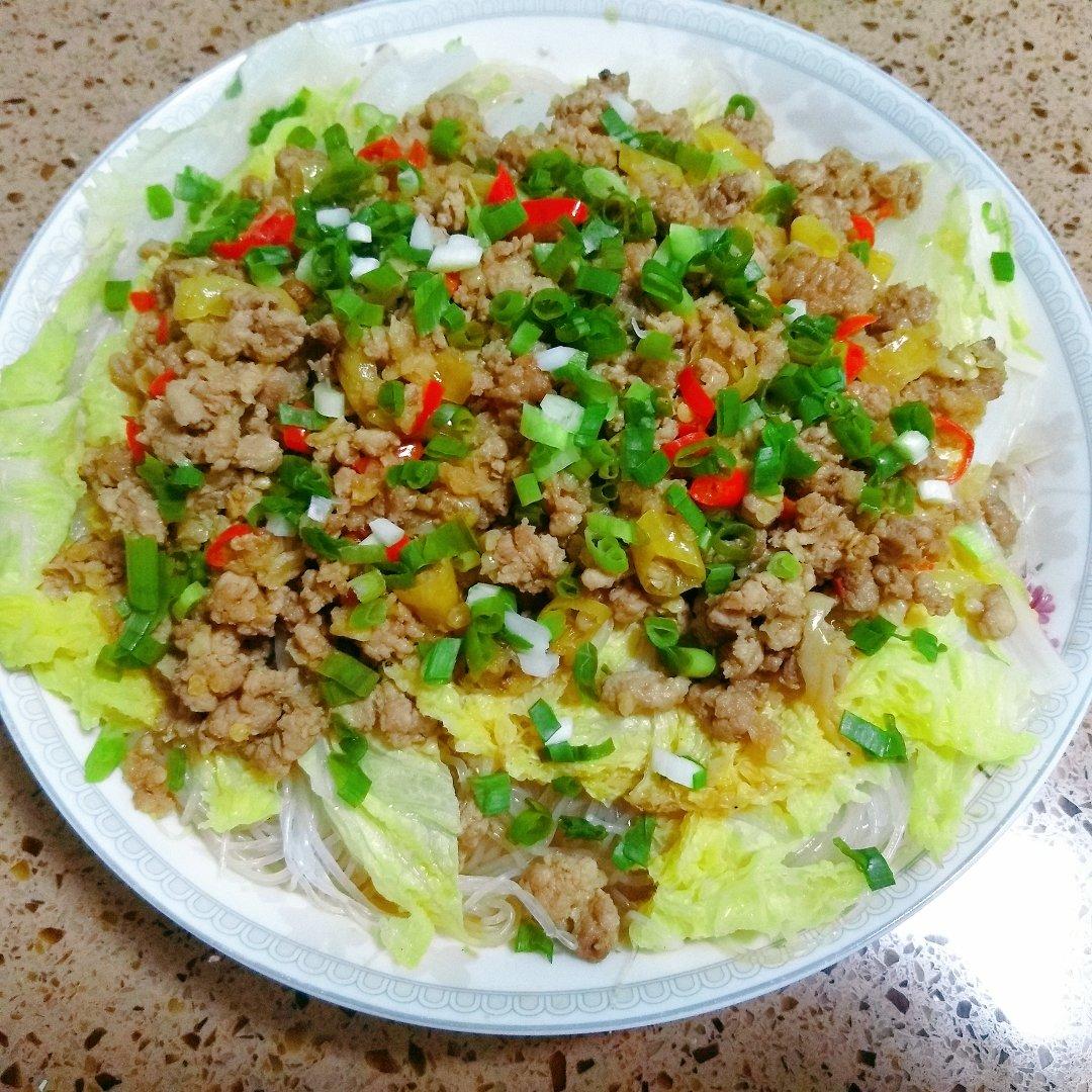 蒜蓉粉丝蒸娃娃菜