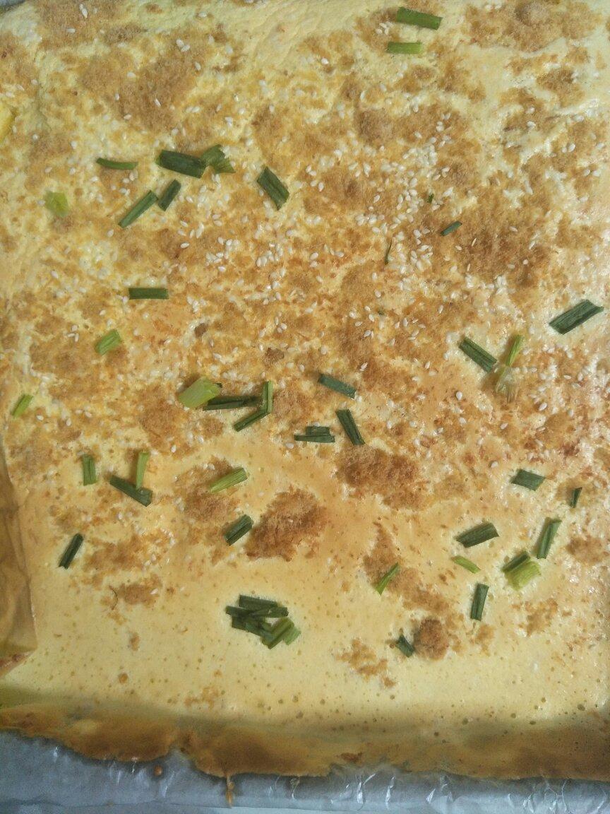 香葱肉松肥蛋糕卷～