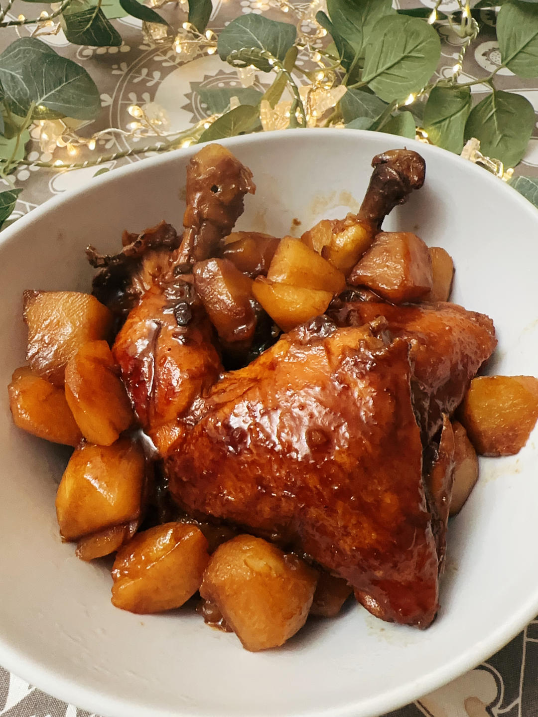 红烧土豆炖鸡腿