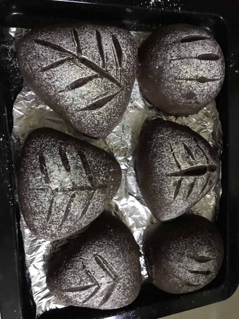 全麦可可奶酪软欧包