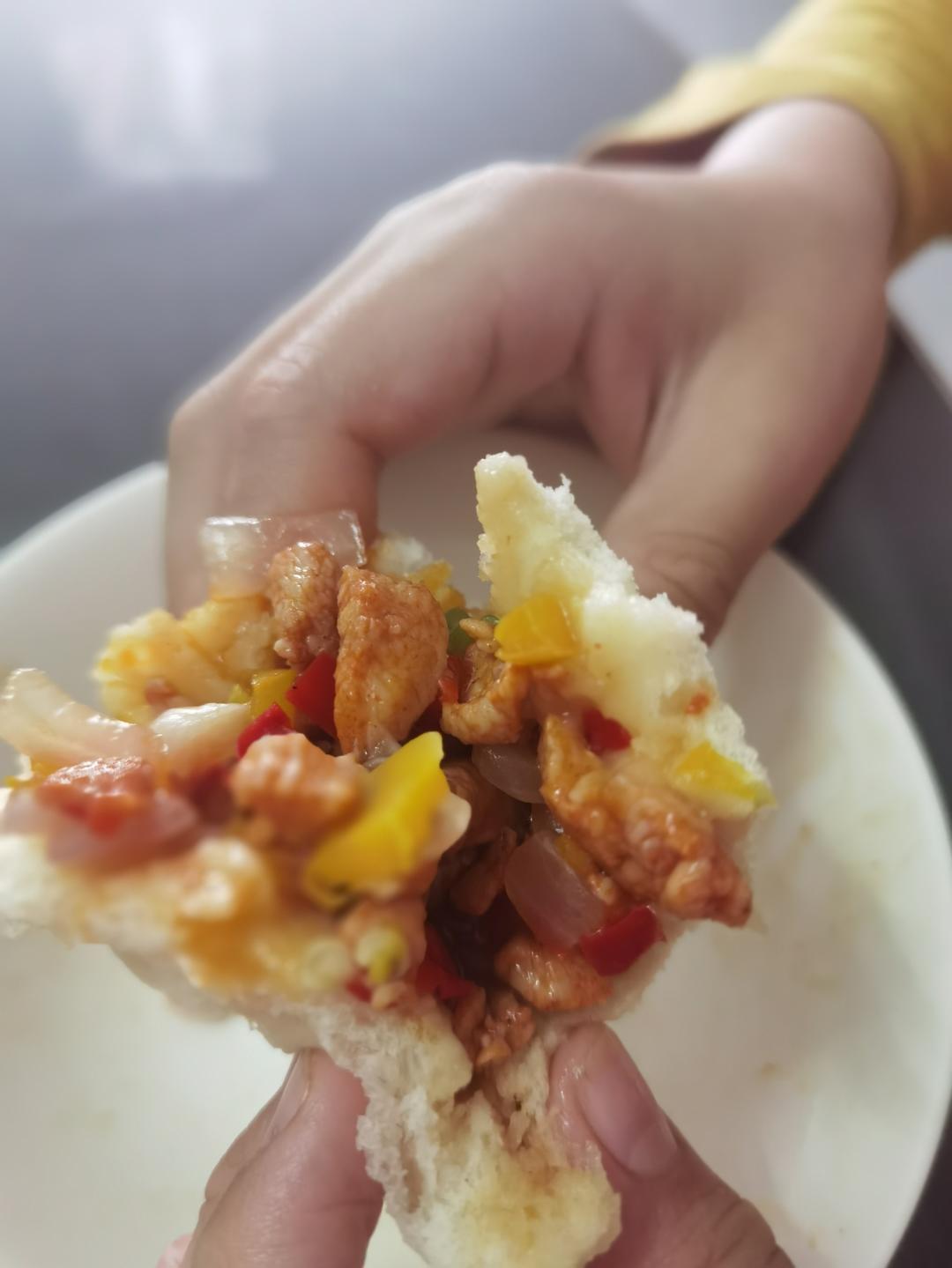 奥尔良鸡肉包的做法