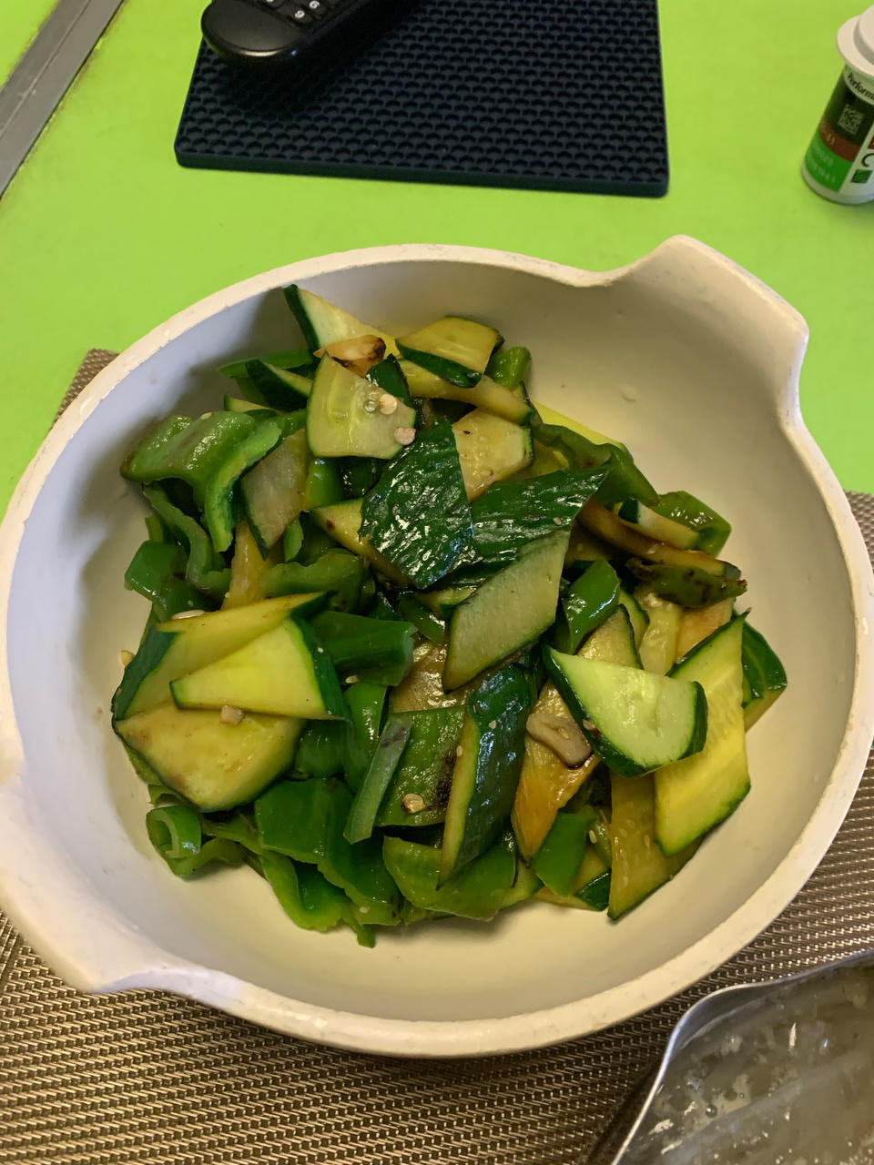 青椒炒黄瓜
