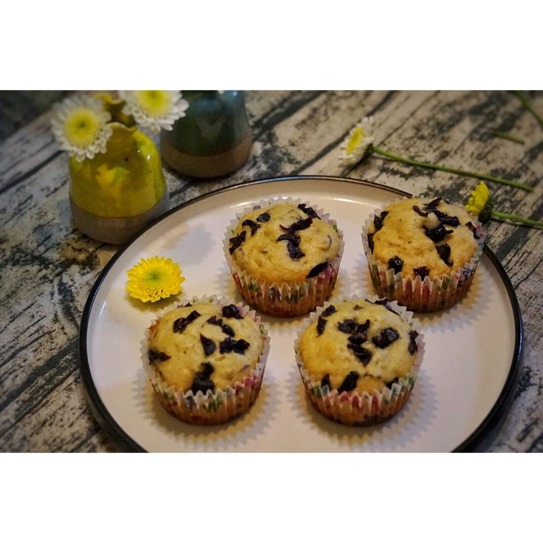 少女心的香蕉蔓越莓玛芬