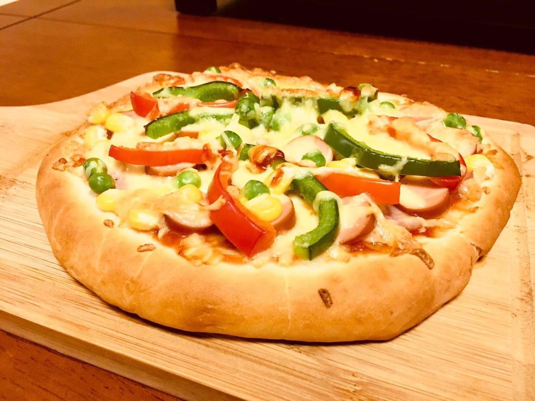 自制厚底披萨面饼