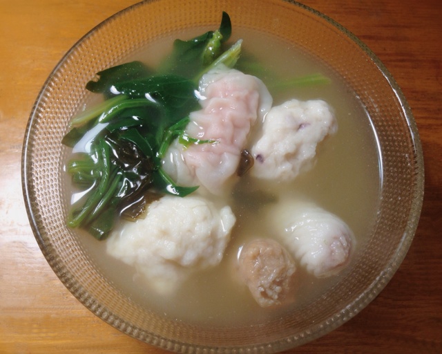 菠菜鱼丸汤
