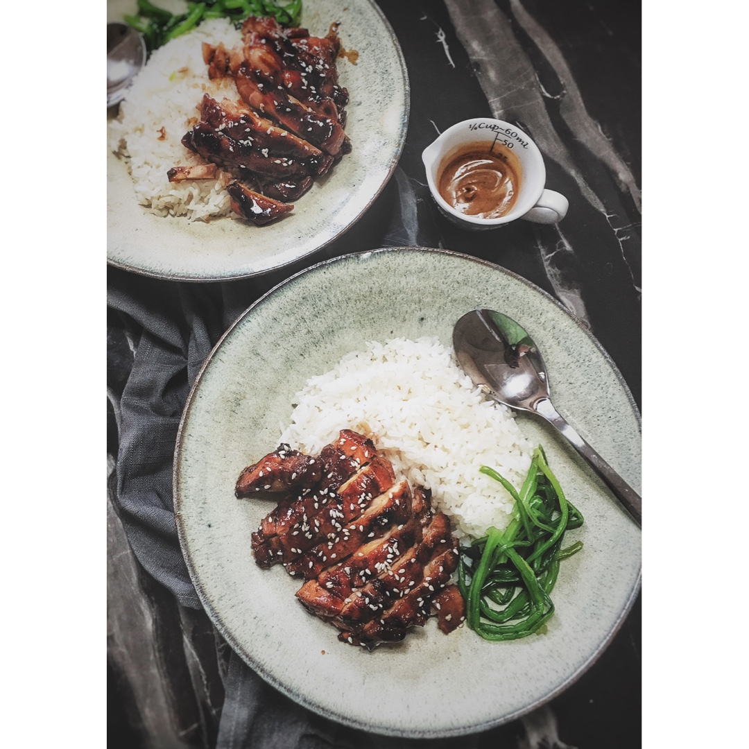 照烧鸡腿饭