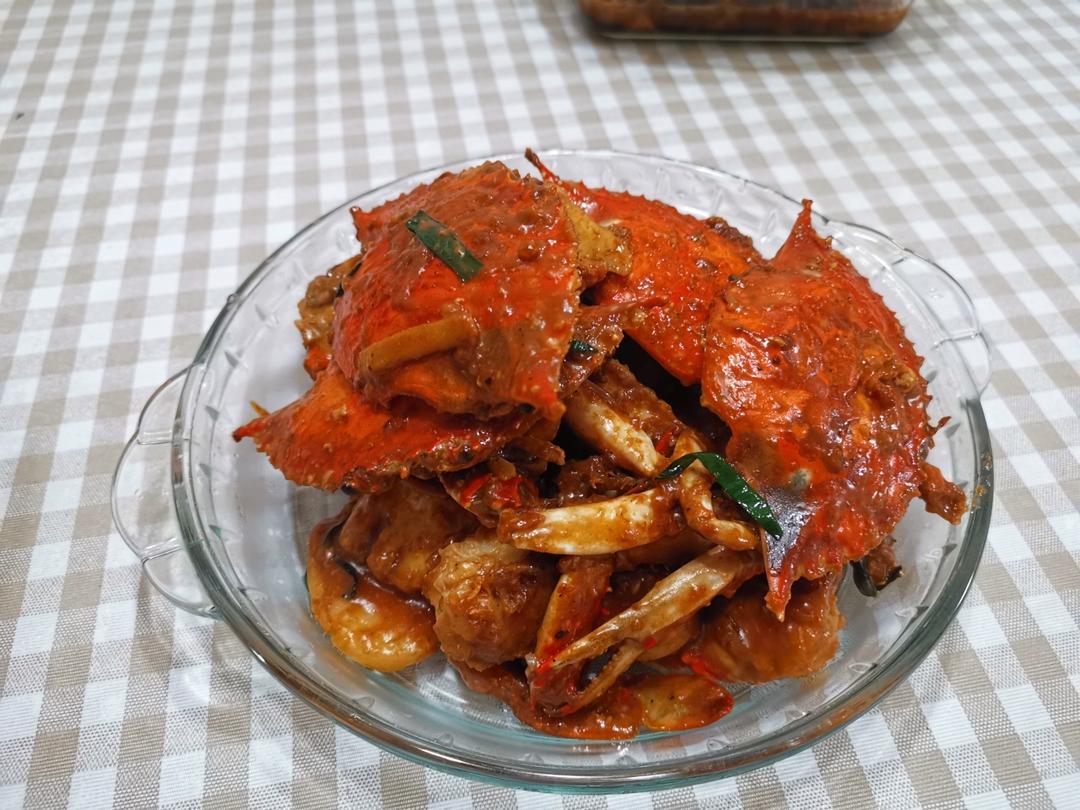 梭子蟹炒年糕