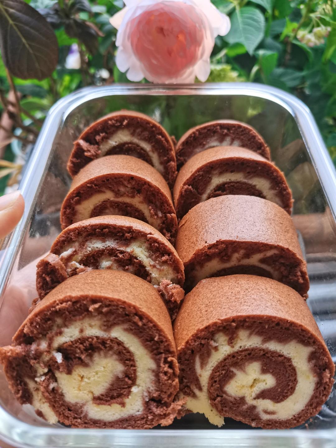 可可旋风蛋糕卷（视频）