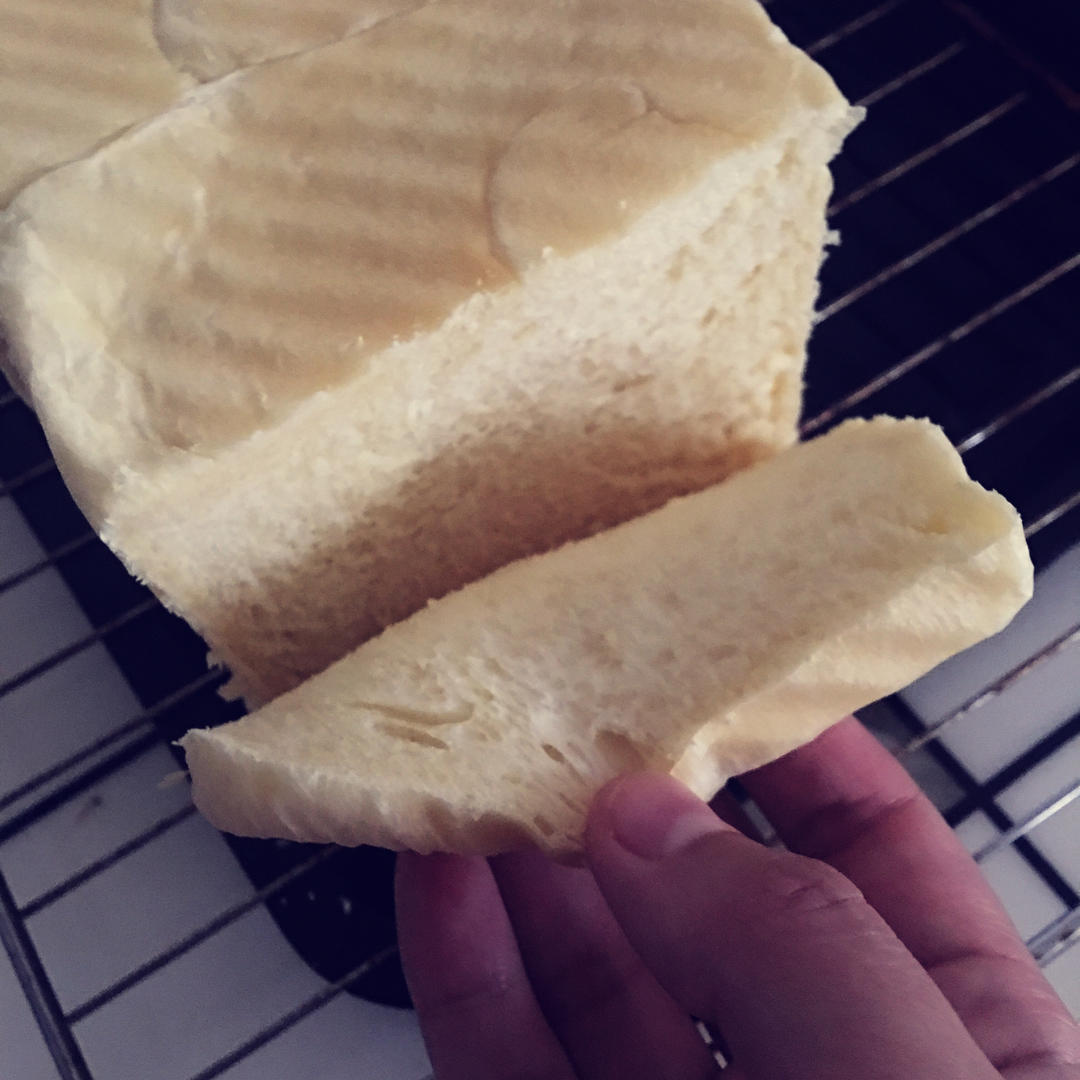 450g吐司面包（轻松手揉，无需面包机，初学者）