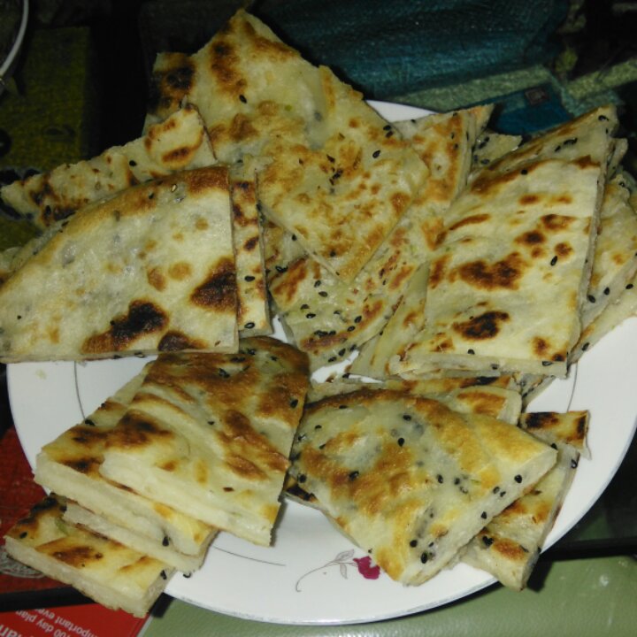 葱花手抓饼