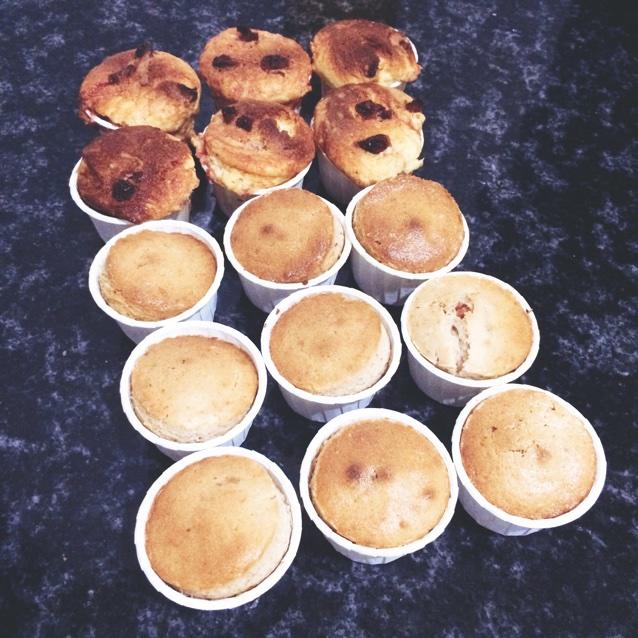 核桃马芬蛋糕/蓝莓果酱马芬