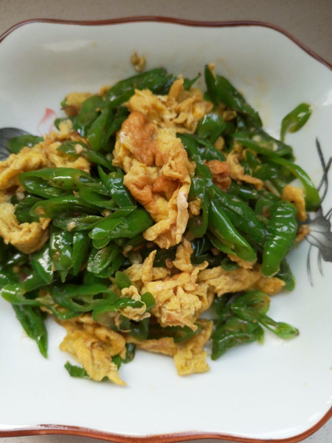 青椒炒鸡蛋