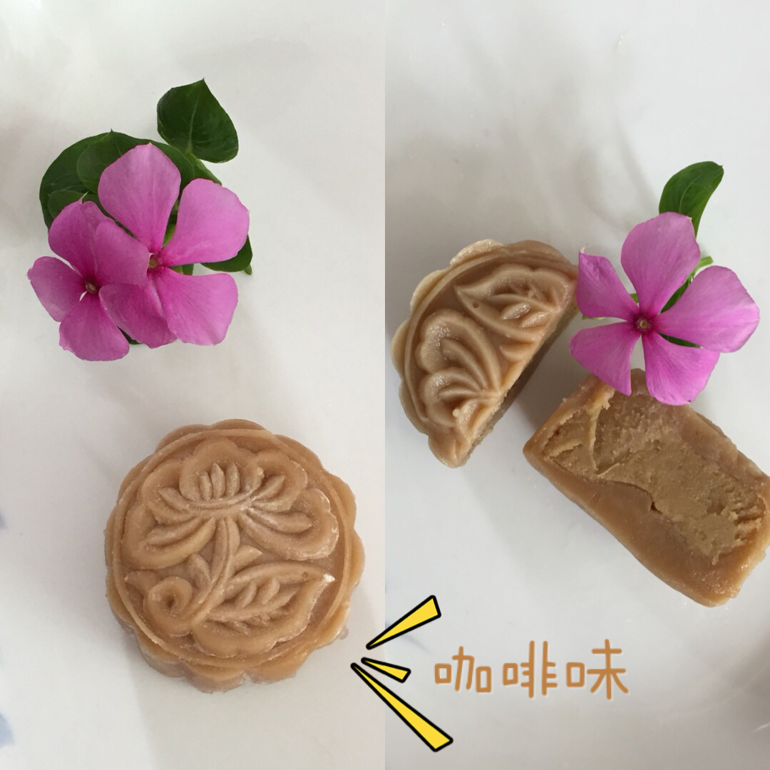 芒果芝士冰皮月饼