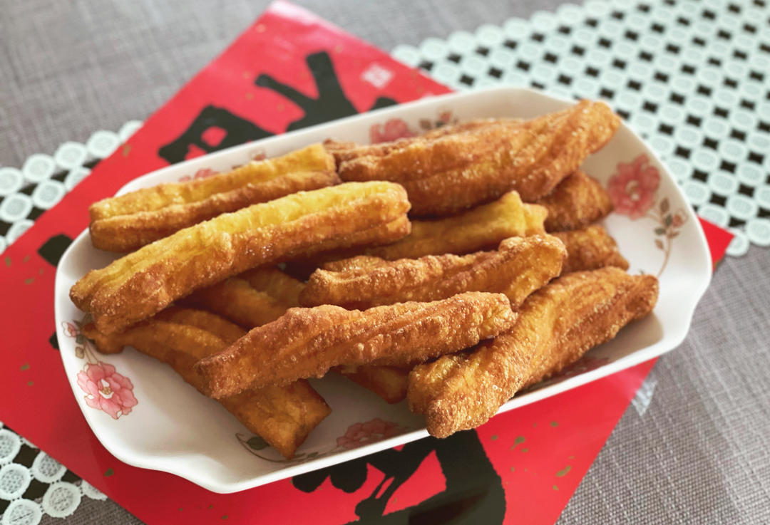 快手早餐～自制油条（酵母版，不含泡打粉、膨松剂）