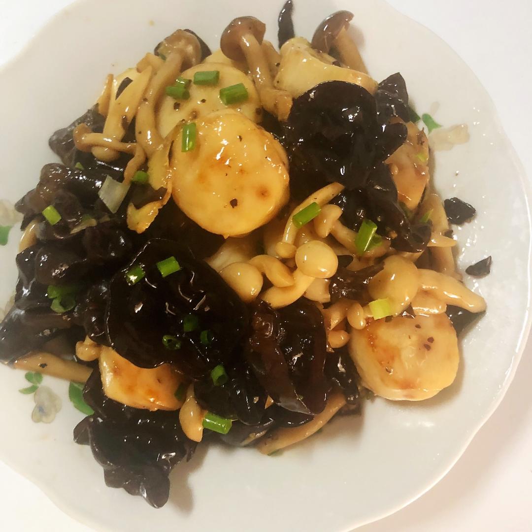 XO酱白玉菇炒带子