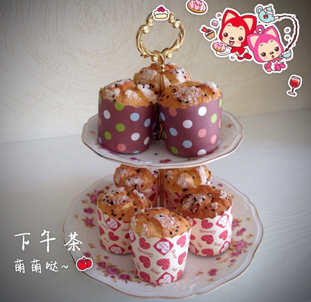 不会回缩的纸杯蛋糕--海氏烤箱定制