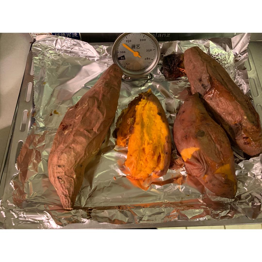 烤箱烤红薯