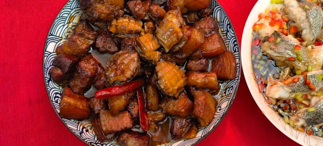 ✡年夜饭硬菜✡鲍鱼红烧肉的做法