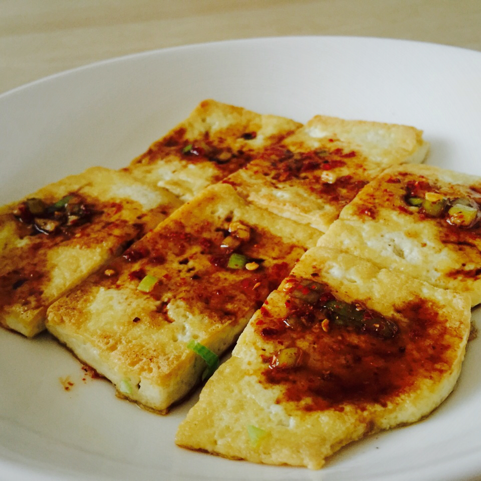 家常煎豆腐
