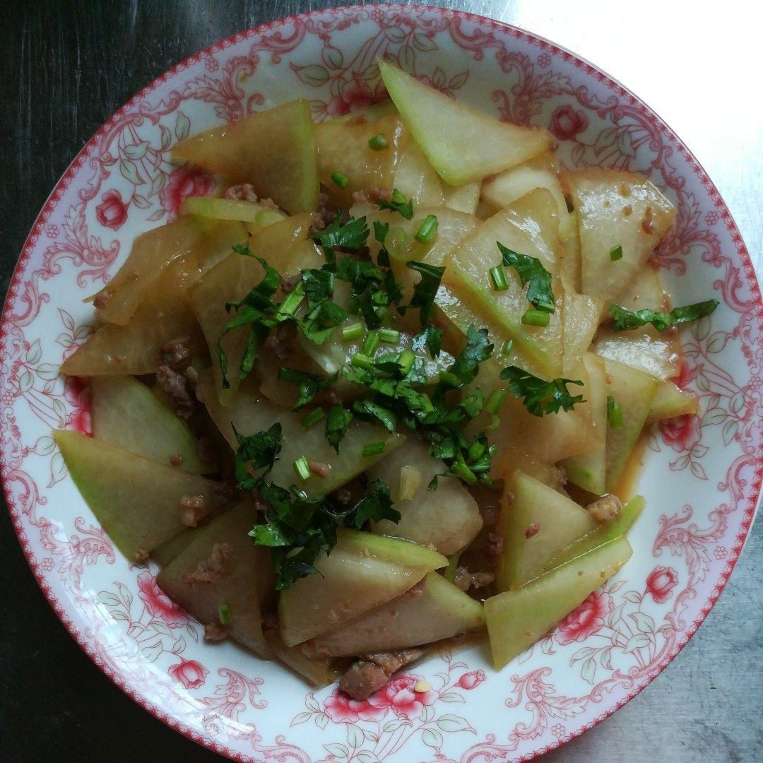 肉末炒冬瓜(超下饭)