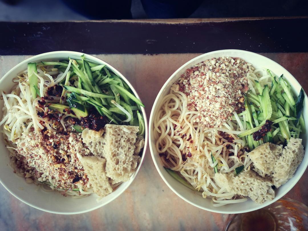 夏日清新爽口凉面