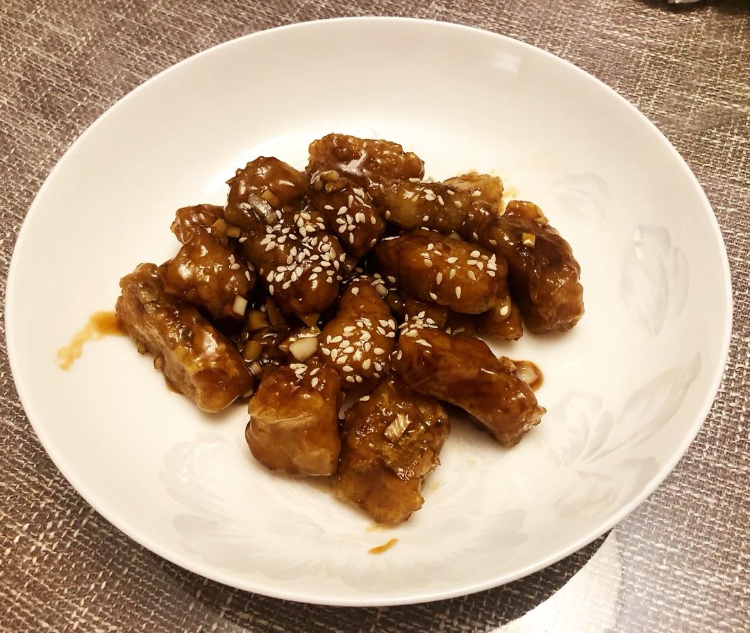 糖醋鱼（或肉）片