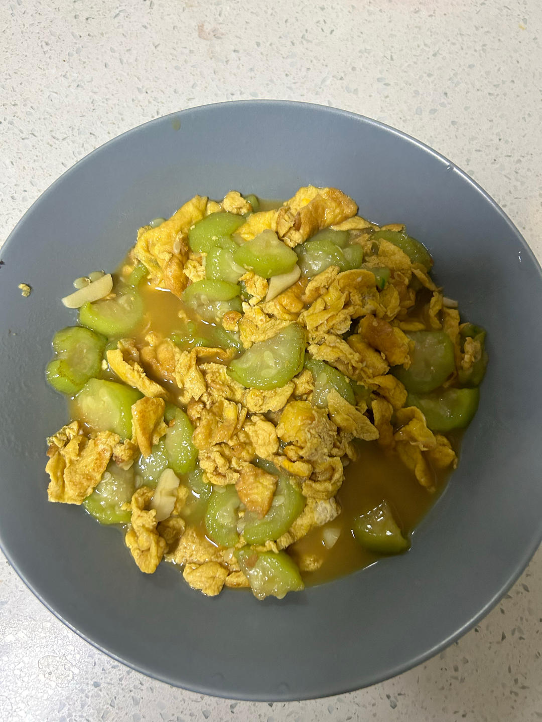 简单快手，五分钟搞定的丝瓜炒蛋