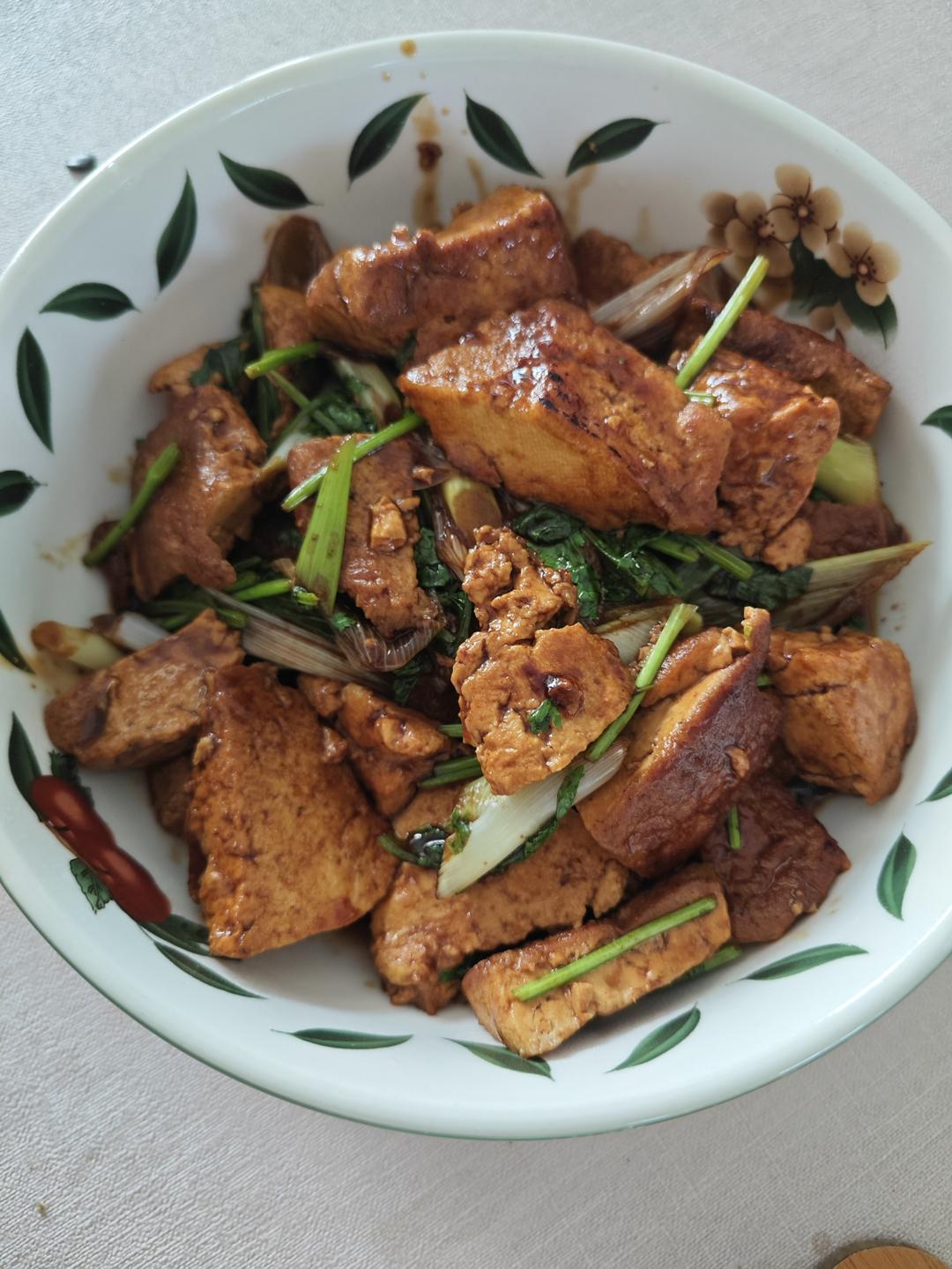 家常葱烧豆腐