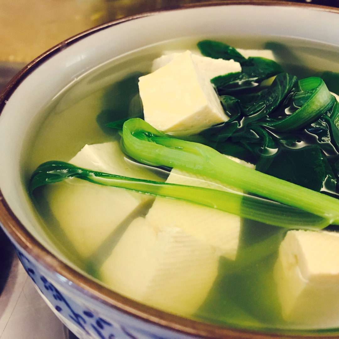 青菜豆腐汤