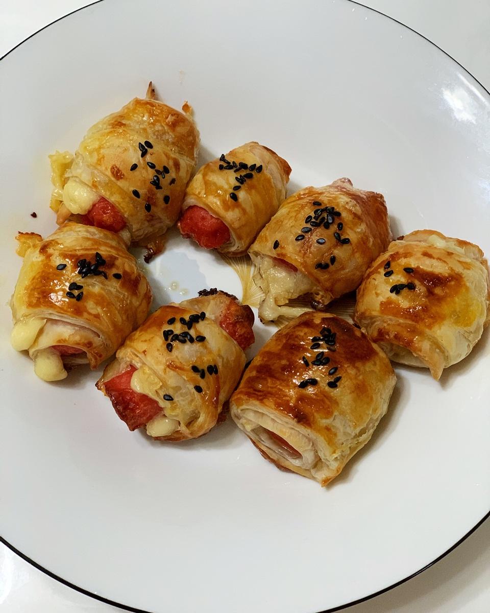 香肠可颂🥐（手抓饼版）