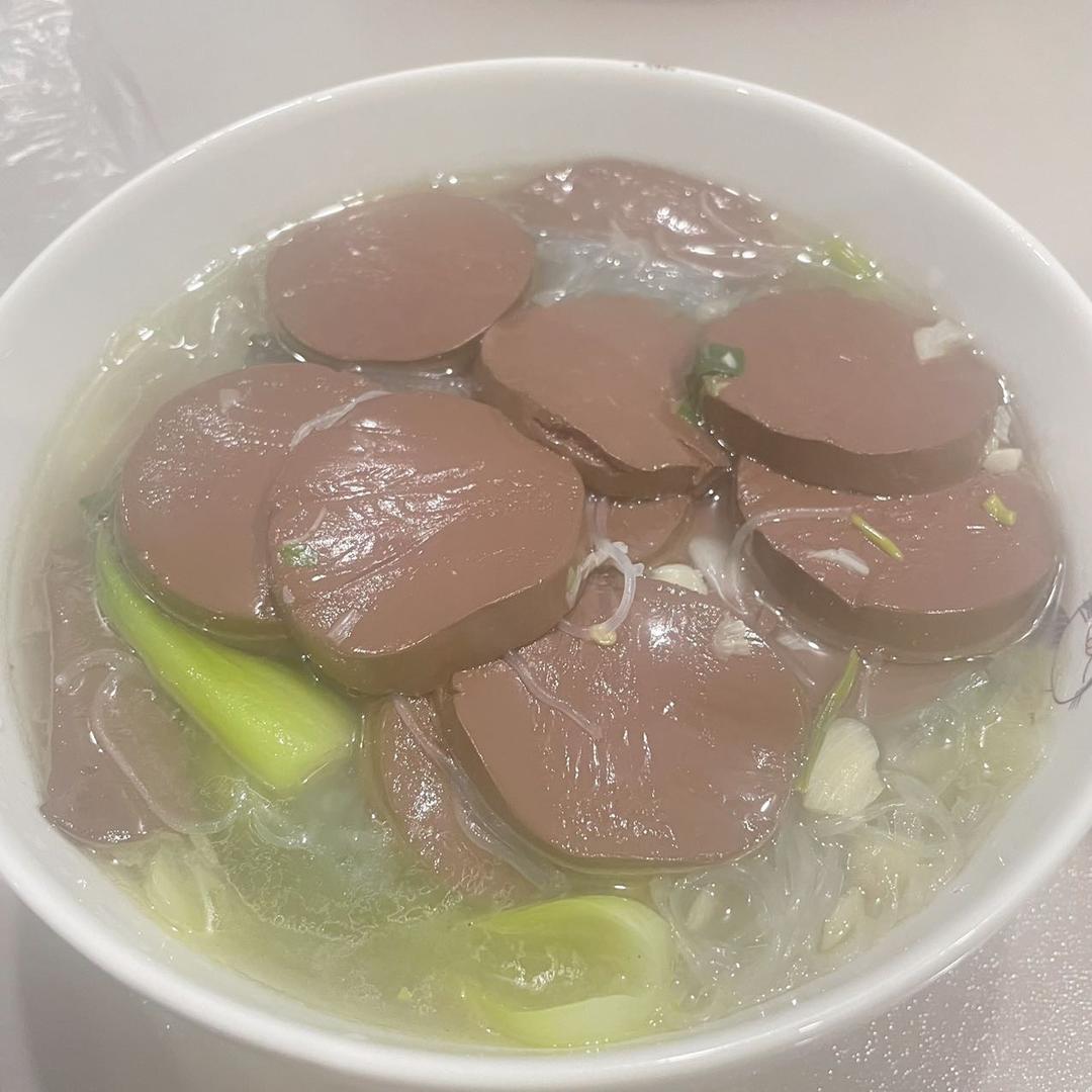 鸭血粉丝汤（无浓汤宝）