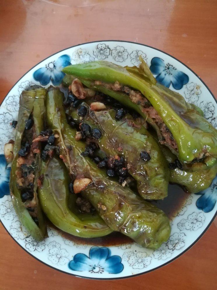 肉酿虎皮青椒